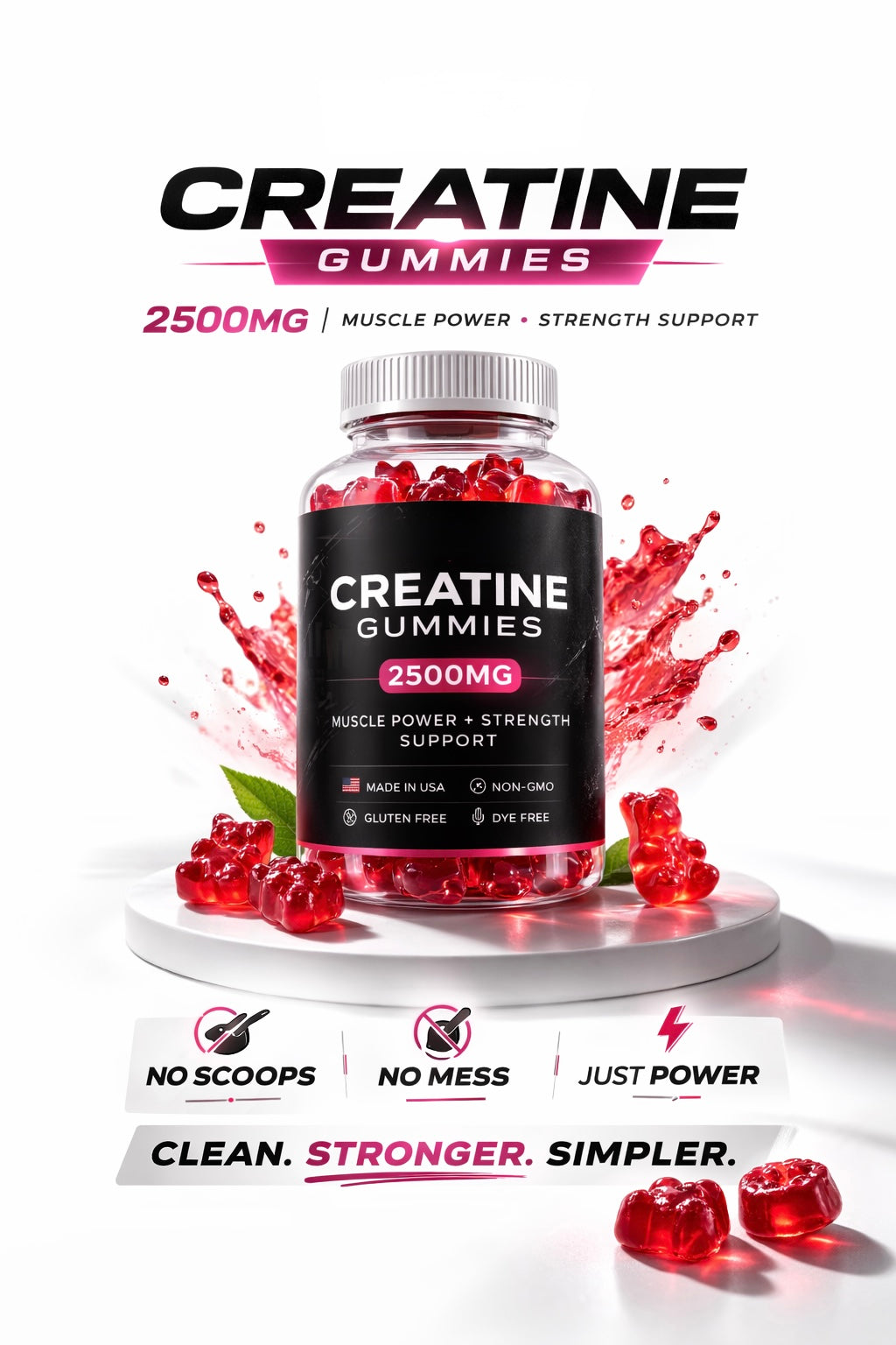ARCLIFT™ Creatine Gummies (2500MG)