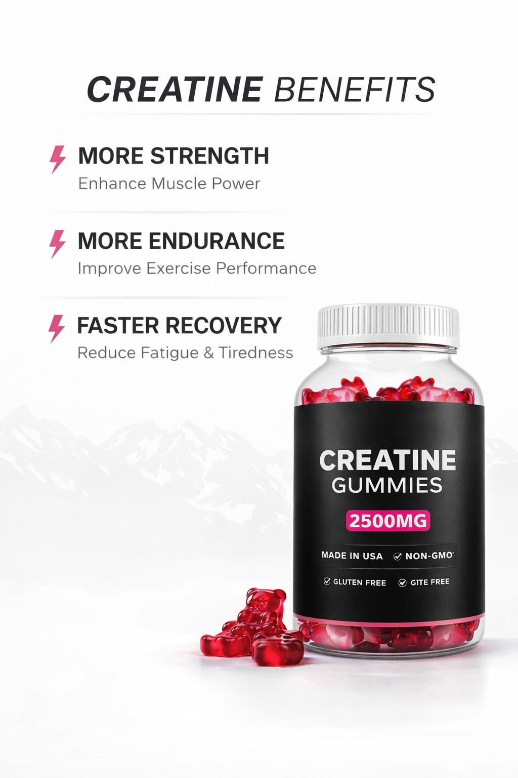 ARCLIFT™ Creatine Gummies (2500MG)